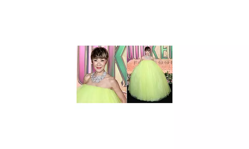 Michelle Yeoh's Neon Gown Sparks Fashion Debate at Wicked Premiere