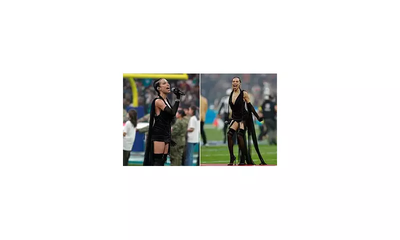 NFL Anthem Singer Karina Pasian Defends Outfit After Social Media Backlash