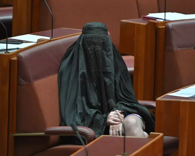 Pauline Hanson's Burqa Stunt Backfires: Senator Suspended in Historic Vote
