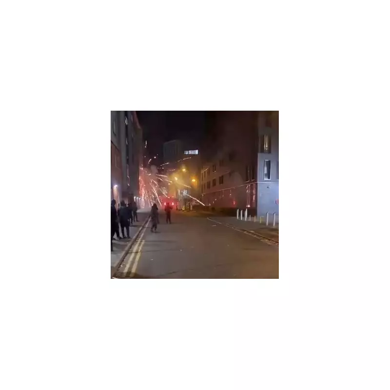 Police Attacked with Fireworks in Shocking Night of Violence - Multiple Officers Injured