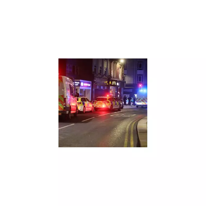 Police Swarm Bolton Centre After Disturbance Involving 60 People