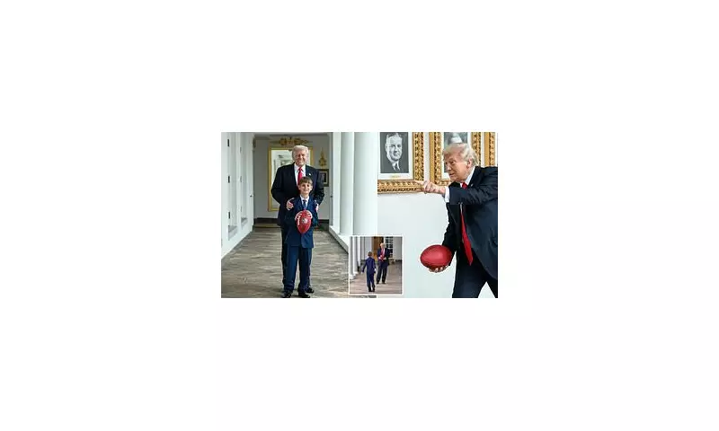 President Trump's Heartwarming Football Game with Grandson Theodore