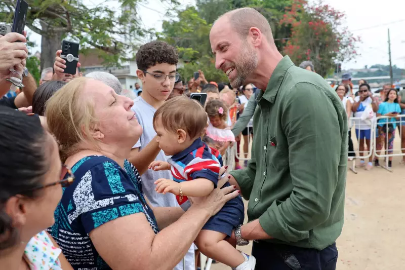 Prince William's Heartwarming Baby Cuddle Goes Viral During Brazil Visit