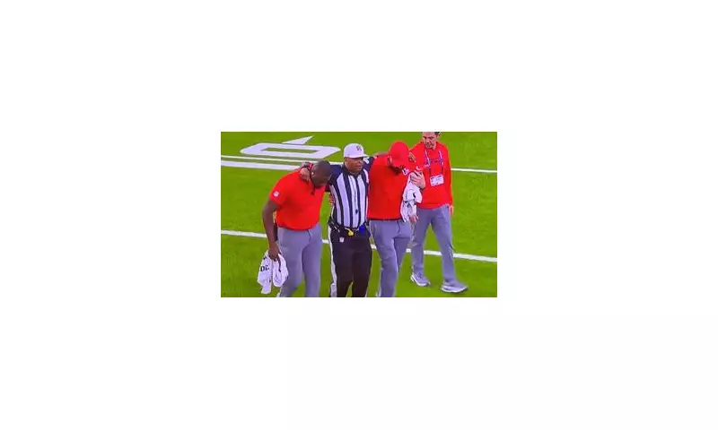 Referee Adrian Hill Carted Off in Bills vs Texans Game After Injury