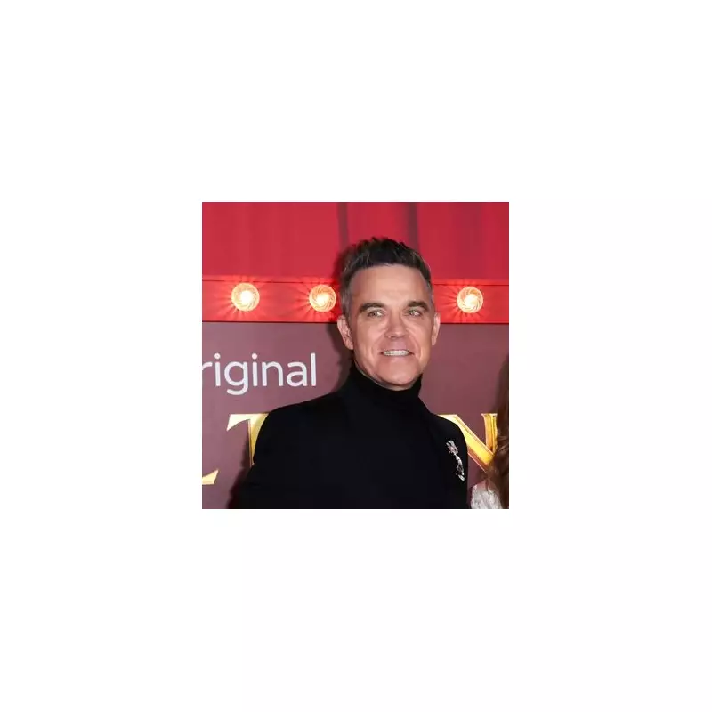 Robbie Williams Reveals Eyesight Struggle at Film Premiere with Family