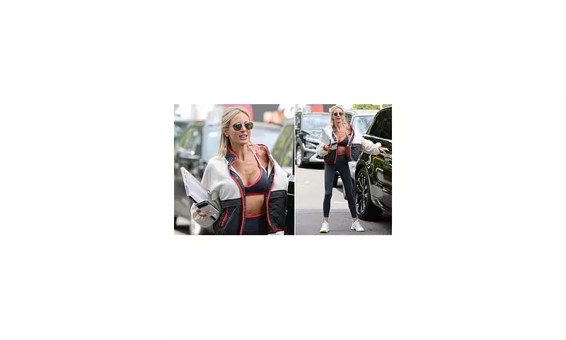 Roxy Jacenko Stuns in Activewear During Cosmetic Salon Visit in Double Bay