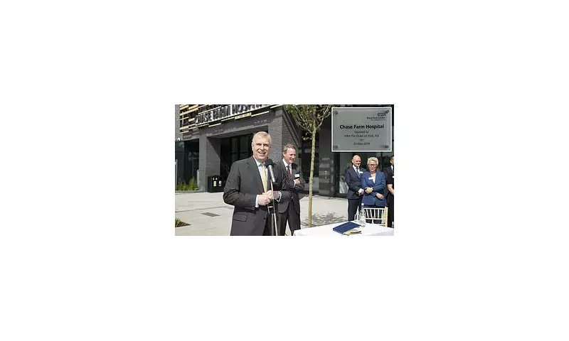 Royal Snub: NHS Trust Removes Duke of York Plaque in Latest Setback for Andrew