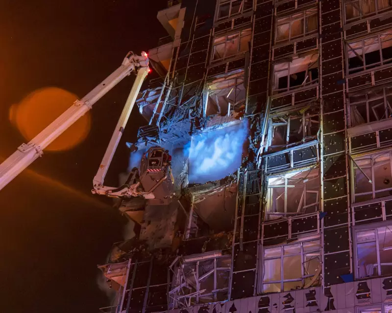 Russia Launches Missile Barrage on Kyiv, Injuring Four and Damaging Infrastructure