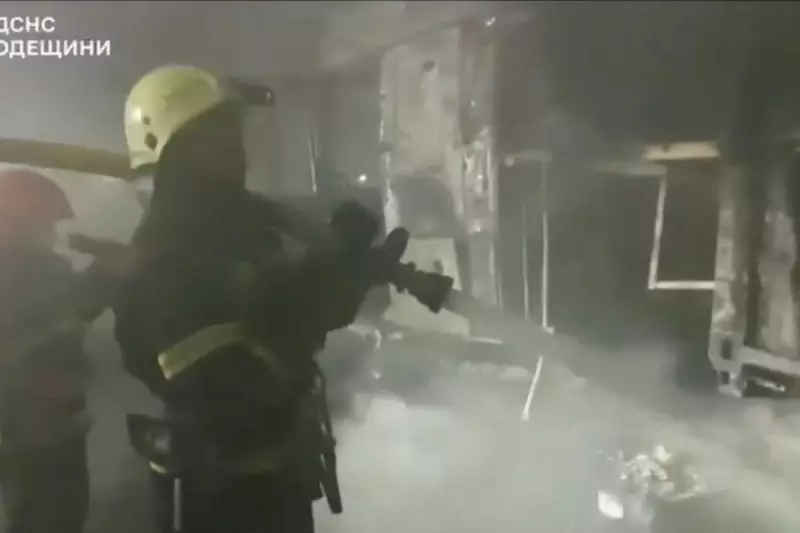 Russian Drone Carnage in Odesa Leaves Trail of Destruction and Civilian Deaths