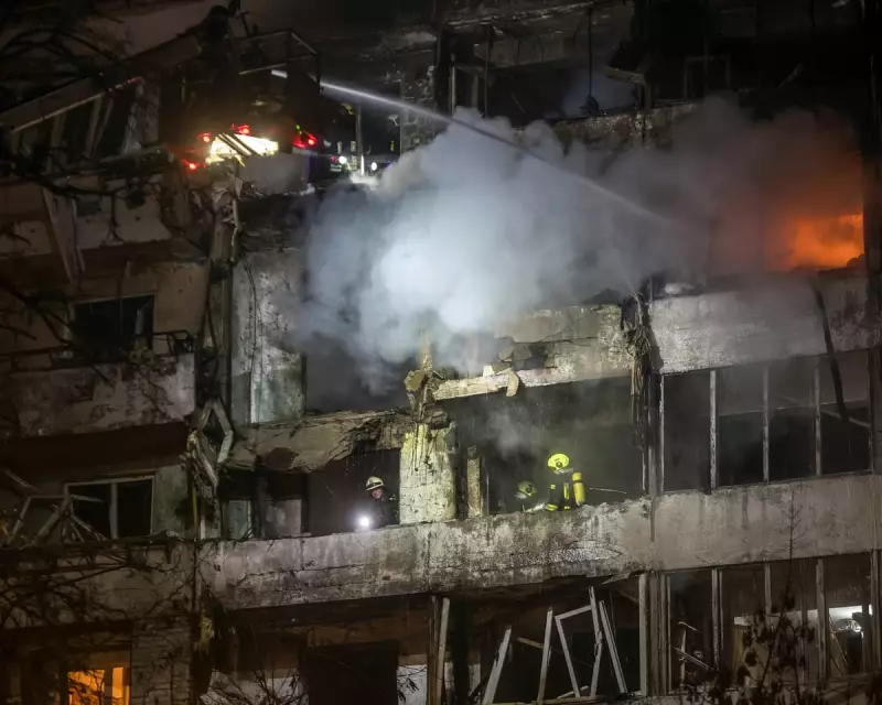 Russia's Kyiv Missile Strike Kills Six as Peace Talks Begin