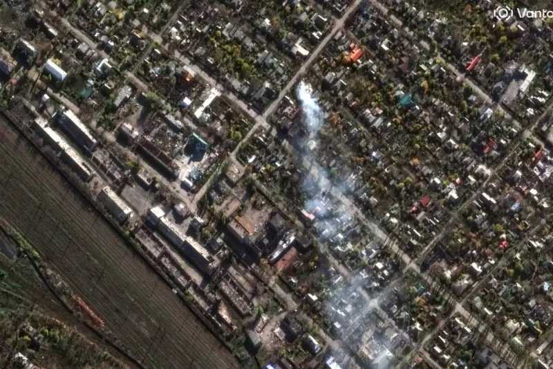 Satellite Images Reveal Russia's Systematic Targeting of Pokrovsk in Devastating Double-Tap Attack