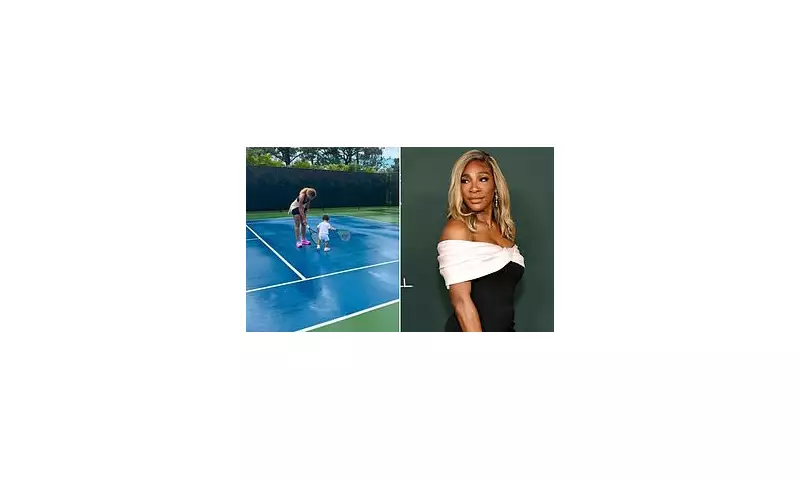 Serena Williams Teaches Daughter Adira Tennis in Rare Family Photos