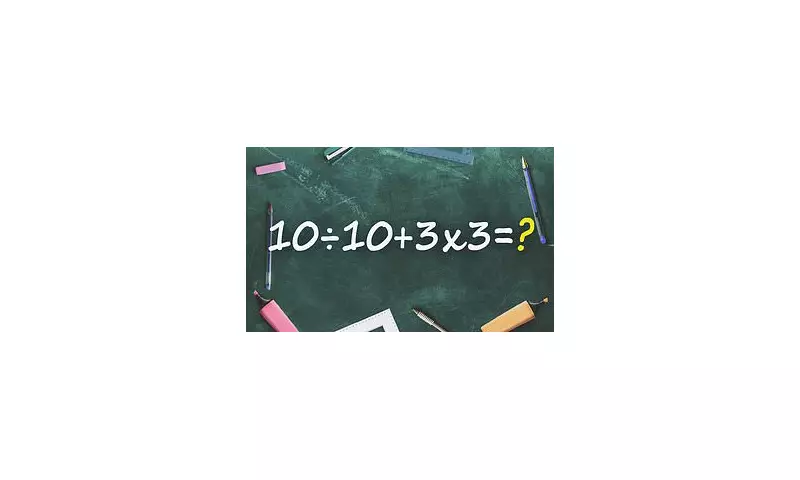 Simple Math Puzzle Stumps Internet: Can You Solve 10÷10+3x3?