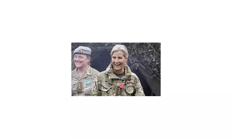 Sophie, Duchess of Edinburgh Channels GI Jane in Camouflage Outfit at Sandhurst Military Competition