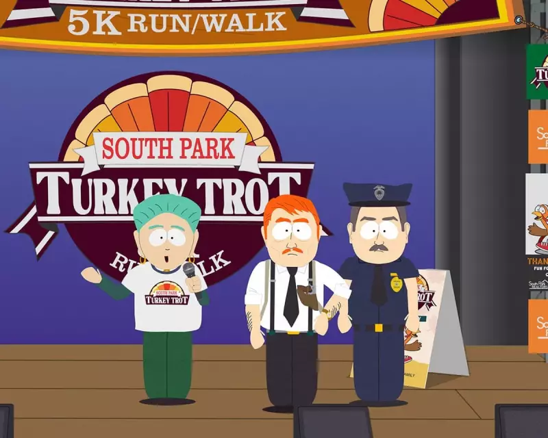 South Park Turkey Trot Chaos: US Government Ruins Thanksgiving Festival