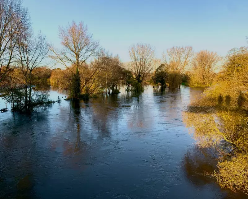 Storm Claudia's Wrath: River Severn Transforms with Deadly Seriousness