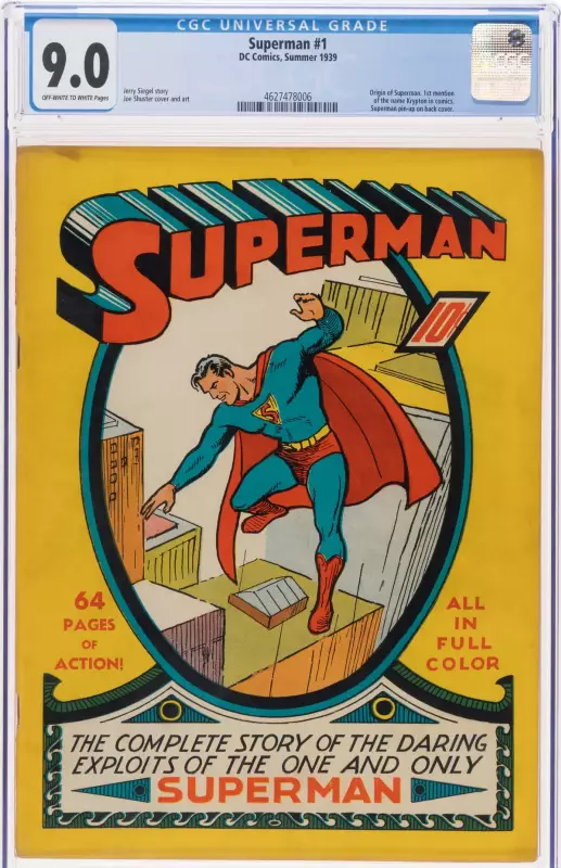 Superman No 1 Sells for $9.12m, Smashing Comic Book Record