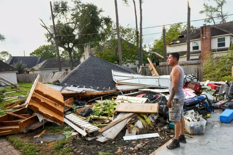Texas Tornado Aftermath: Over 100 Homes Damaged in Houston Suburb