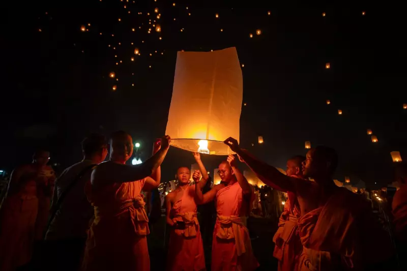 Thailand's Sky Ablaze: Stunning Images Capture the Magic of Loy Krathong and Yi Peng Festivals