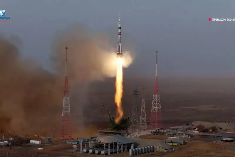 US-Russian Trio Blasts Off to ISS for 8-Month Mission
