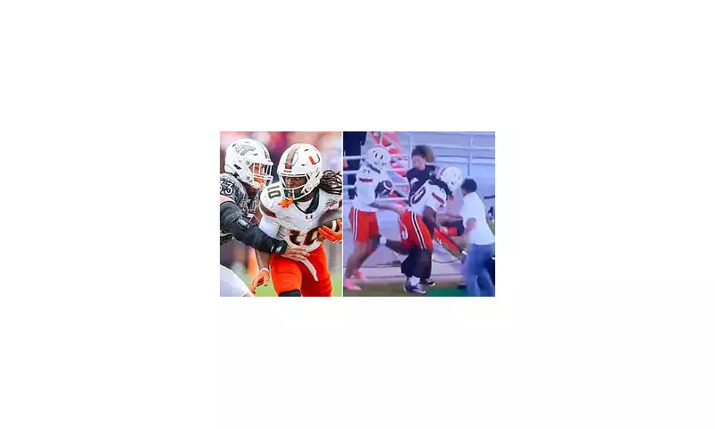 Virginia Tech Sideline Incident: Woman Narrowly Avoids Serious Injury