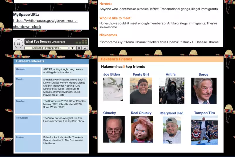 White House Faces Digital Embarrassment as Mysterious MySpace Page Emerges