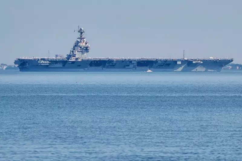 World's Largest Aircraft Carrier USS Ford Deploys to Caribbean