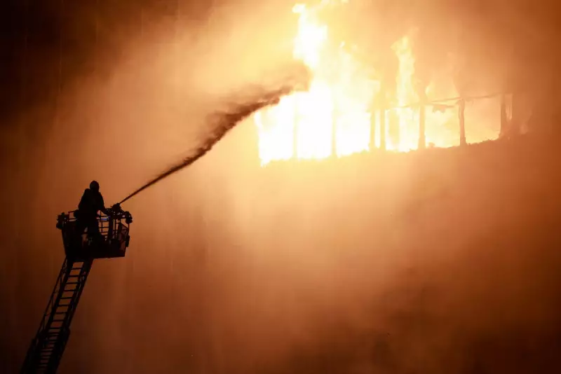 Zagreb Skyscraper Inferno: Landmark Tower Totally Destroyed