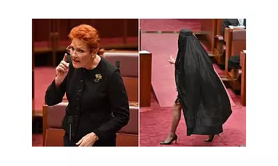 Pauline Hanson's Burka Stunt Sparks Australian Senate Uproar