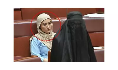 Pauline Hanson's Burqa Stunt in Senate Condemned as 'Despicable'