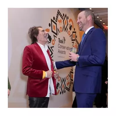 Prince William Hosts Tusk Awards, Shares Laugh with Rolling Stone Ronnie Wood