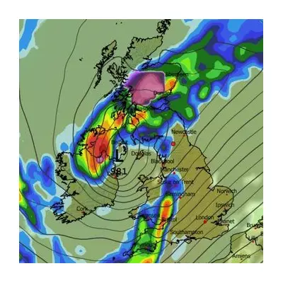UK Braces for Two Arctic Blasts: Up to 7 Inches of Snow Forecast