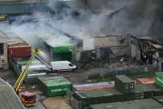 150 Firefighters Battle Southall Warehouse Blaze Involving Fireworks