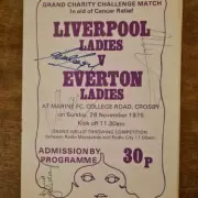 1976 Liverpool v Everton women's match programme reveals sexist past