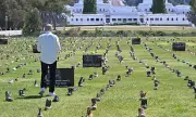 2529 Empty Boots Honour Australian Men Lost to Suicide Crisis