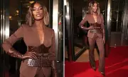 AJ Odudu Stuns in Chocolate Brown at GQ Men Of The Year After-Party