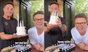 Ant McPartlin's 50th Birthday Surprise on I'm A Celebrity Set