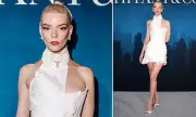 Anya Taylor-Joy Stuns in Avant-Garde White Mini Dress at Tiffany & Co Event