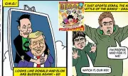 Beano's 2025 Special Features Trump & Musk in Comic Chaos