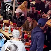 Beckham brothers Cruz and Romeo spotted amid family feud with Brooklyn