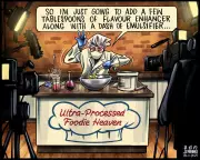 Ben Jennings' Cartoon Exposes Ultra-Processed Food Dangers