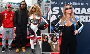 Beyonce & Jay-Z Steal F1 Show in Vegas as Hamilton Gives Hot Lap