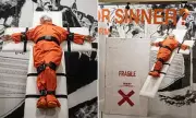 British Artist Sparks Fury with Crucified Trump Artwork in Basel