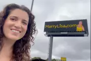 California Man's Billboard Proposal Goes Viral: 'Marry Me Lisa Catalano'