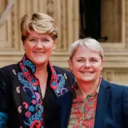Clare Balding's Warning to Gyles Brandreth Over Wife Alice Arnold