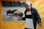 Colombian Artists Transform Pablo Escobar's Hippos Into Political Art