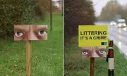 Council's 'Intimidating Eyes' Anti-Litter Posters Trigger Domestic Abuse Victims