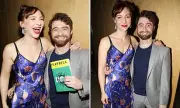 Daniel Radcliffe Makes Rare Public Appearance With Long-Term Partner Erin Darke at New York Play Opening