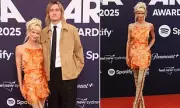 Dee Salmin's ARIA Awards Dress Made from Edible Oranges