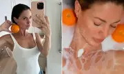 Dina Broadhurst, 50, Stuns Fans with Daring Milk Bath Photoshoot
